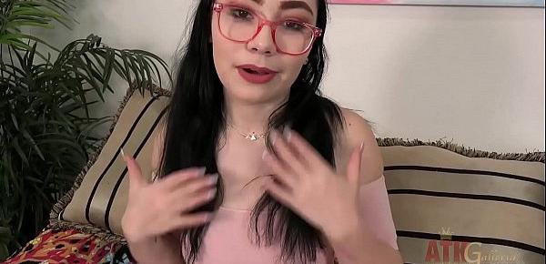  Lenna Lux is so cute with her glasses and juicy twat